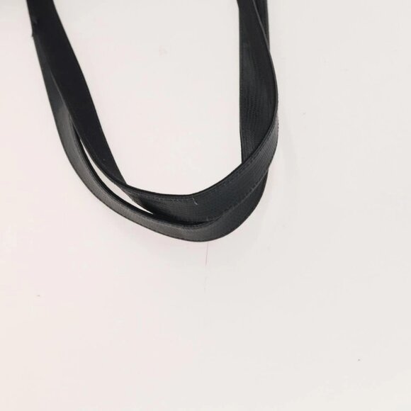 Salvatore Ferragamo Tote Bag Leather Embossed Navy Gold Auth BA1802 - Picture 8 of 16